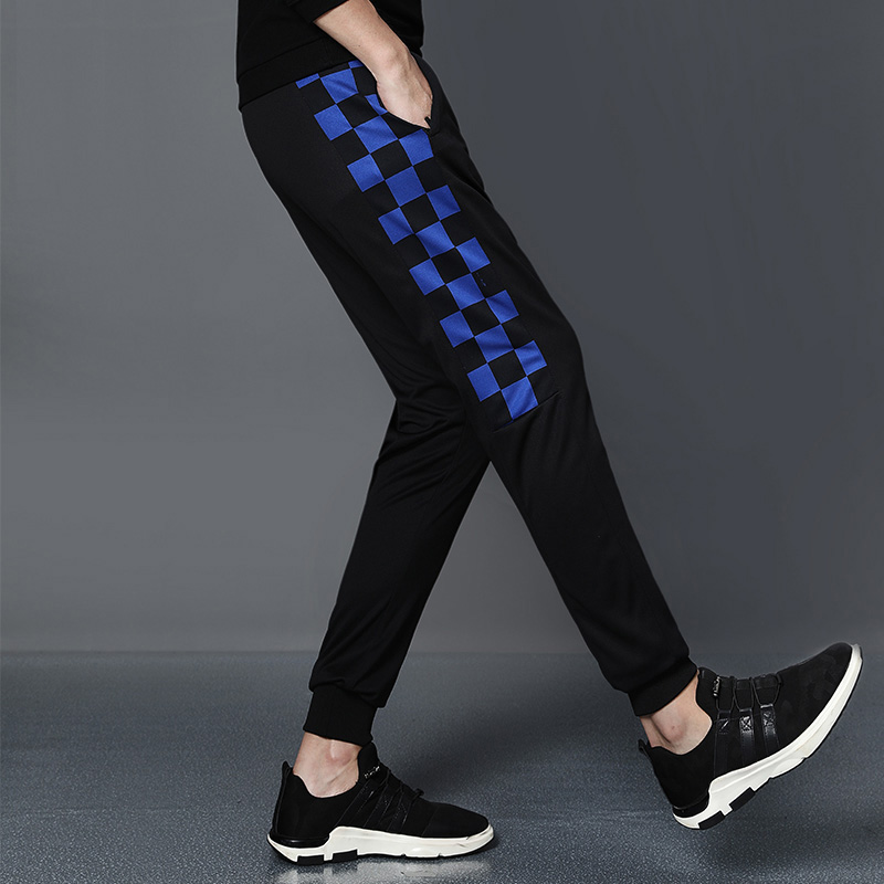 

New Men Sport Pants Running Pants With Zipper Pockets Training Gym Jogging Men Gym Fitness For male, Black green