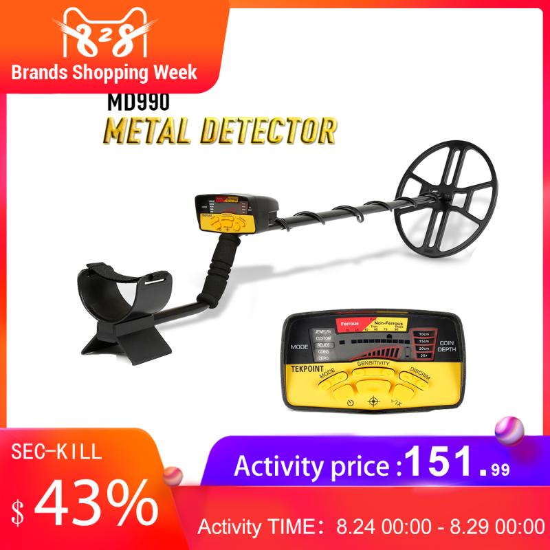 

MD990 Professional Underground Metal Gold Detector High Sensitivity Treasure Hunting Metal Detecting Tool with LCD Display