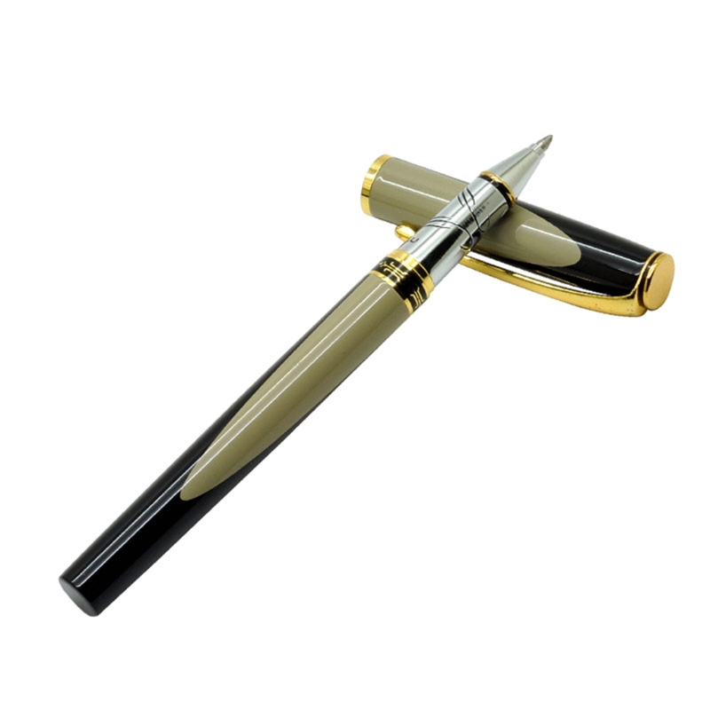 

Luxury Metal Stripe Signature Fountain Pen Business Writing Signing Calligraphy 0901, Red