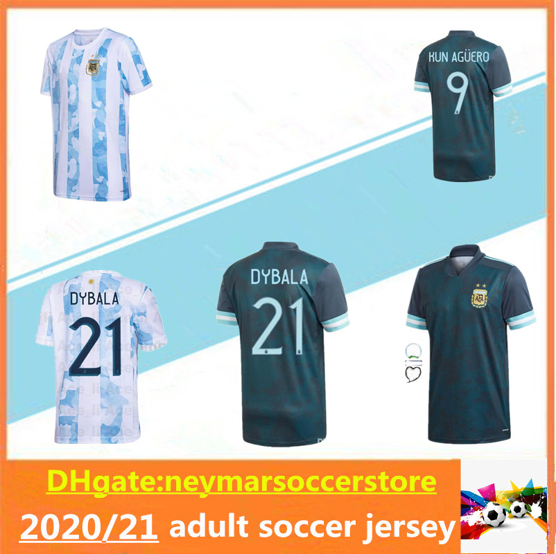 

2020 2021 Argentina Copa america Soccer Jersey 20 21 HIGUAIN DYBALA AGUERO ICARDI MASCHERANO camiseta de futbol Football Shirt, Black;yellow