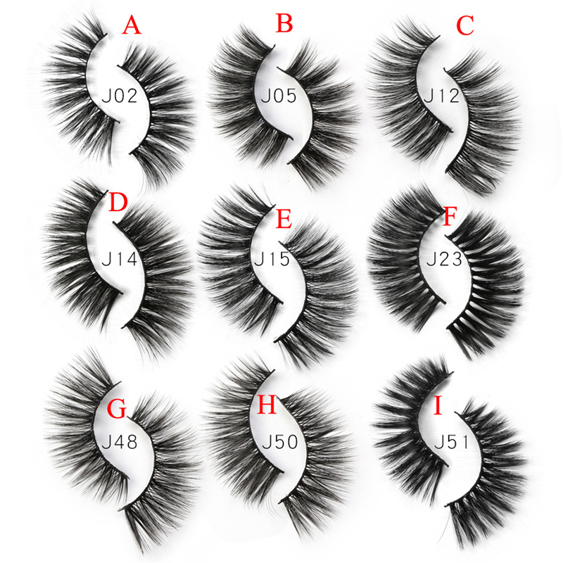 

3 Pairs False Eyelashes Natural Party Luxury Makeup 3 Pair 3D Fake Lashes Fluffy Strip Eye lashes + Clip for Beauty Tools