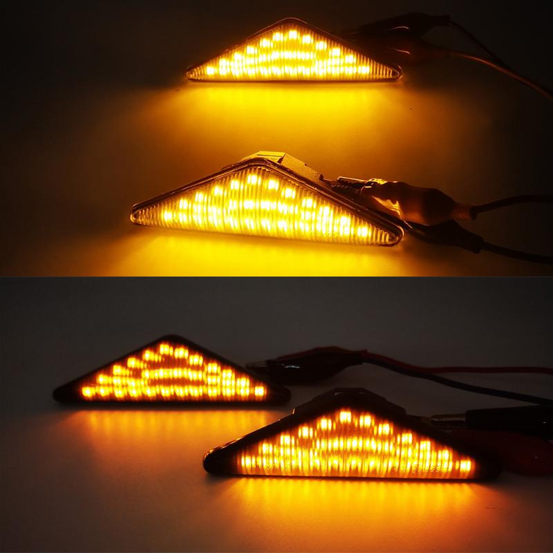 

1 Set Led Dynamic Side Marker Turn Signal Light For MONDEO 2000-2007 3 FOCUS 1 1998-2004 Sequential Blinker Light, As pic