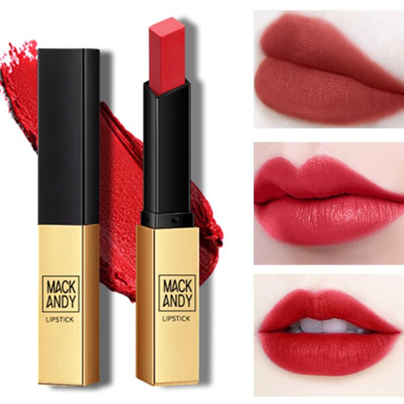 

Small Gold Tube Matte Lipstick Lips Makeup Long Lasting Waterproof Moisturizing Non-stick Cup Lipstick Beauty Cosmetic Tools