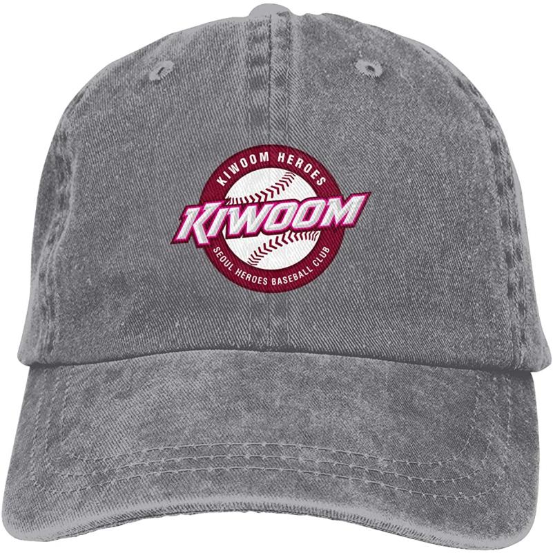 

Unisex Kiwoom Heroes Cotton & Denim & Tie Dye Dad Hat Baseball Cap, Black