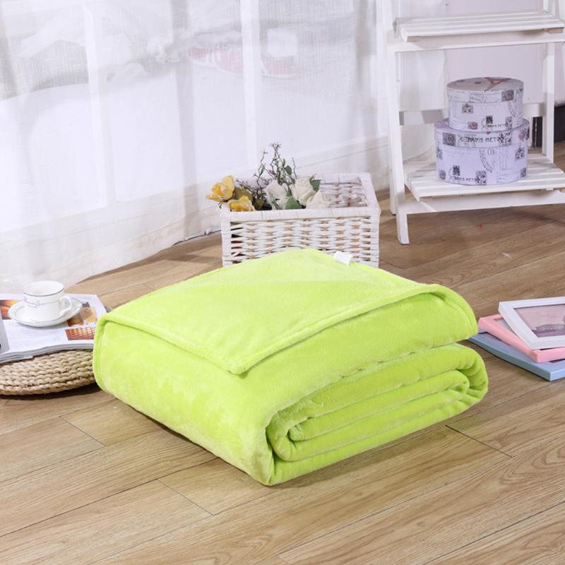 

Home Textile Solid Air/Sofa/Bedding Throws Flannel Blanket Winter Warm Soft Bedsheet 100*140cm 150/180*200cm 200*230cm