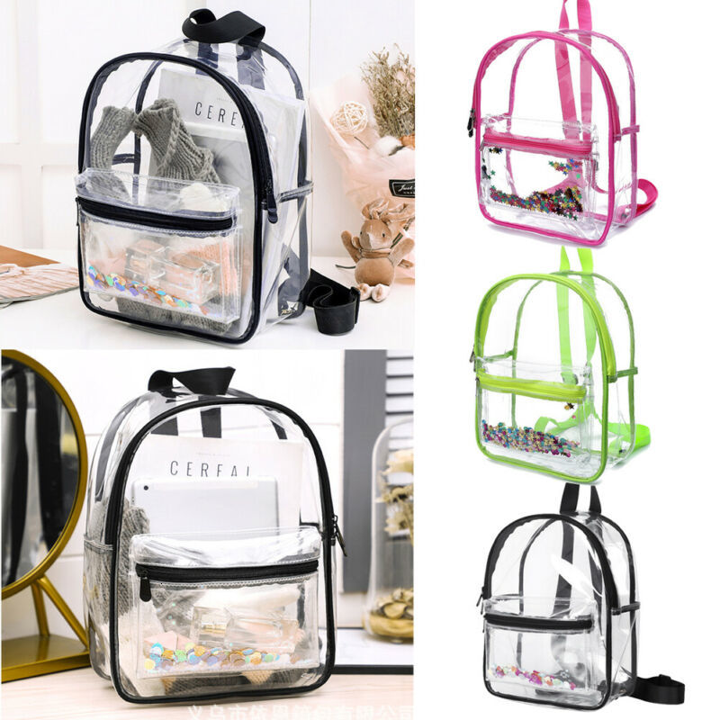 extra large heavy duty clear backpack