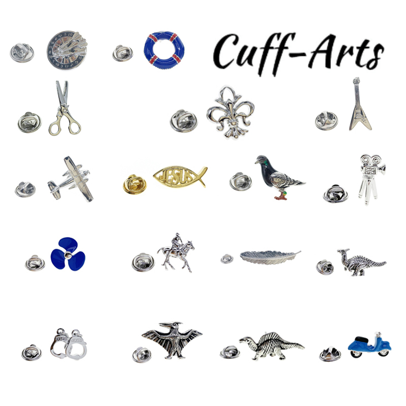 

Lapel Pin Badges Men's Fashion Dinosaur Scissors Feather Guitar Plane Bird Handcuffs Camera Brooch Pin Ladies Men's Jewelry