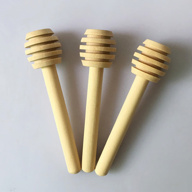 

Honey Stir Bar Mixing Handle Jar Spoon Practical Wood Dipper Honey Long Stick Supplier Kitchen Tools Mini Wooden Honey Stick Palo