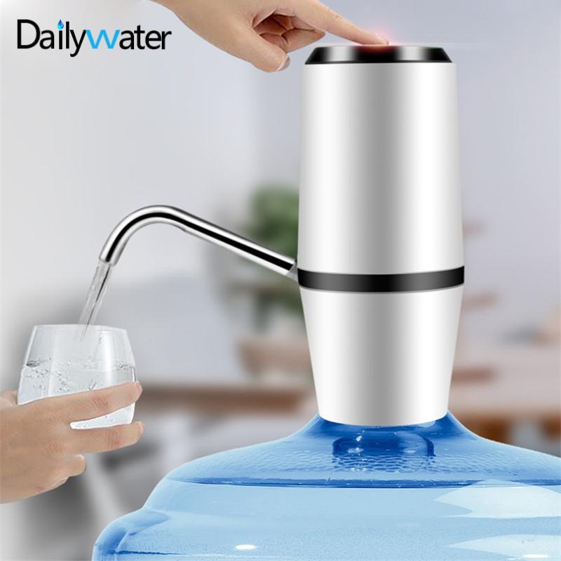 

Dispensador De Agua Automatico Mini Desktop USB Charged Double Motor Fast Pump Water Dispenser for Cold Drink Bottles