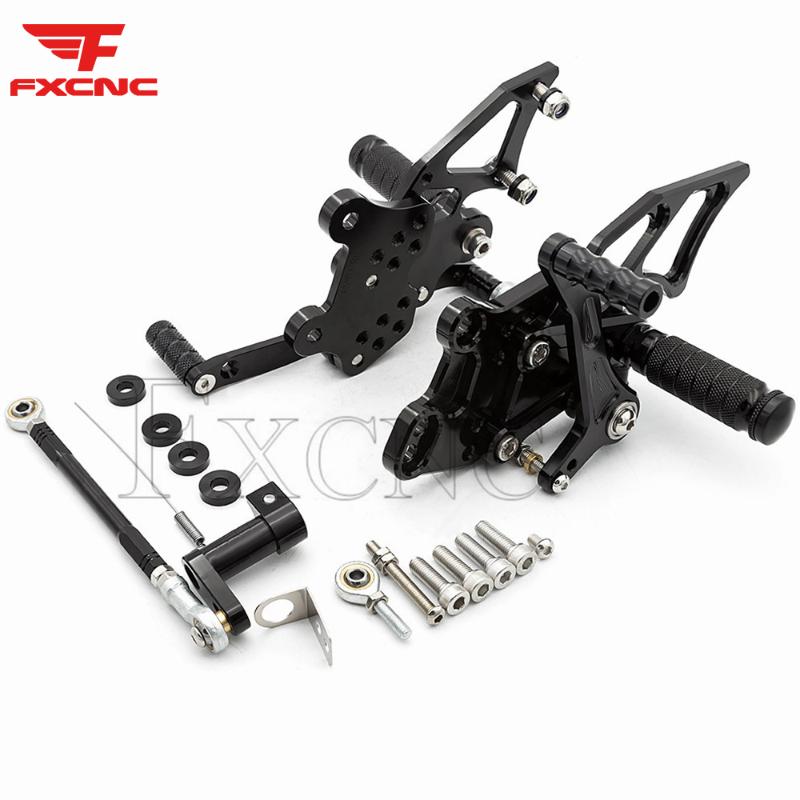

For R25 14-18 MT25 15-18 Adjustable Aluminum Motorcycle Rearset Footrest Footpeg Rear Set High Quality Footrest Foot Peg