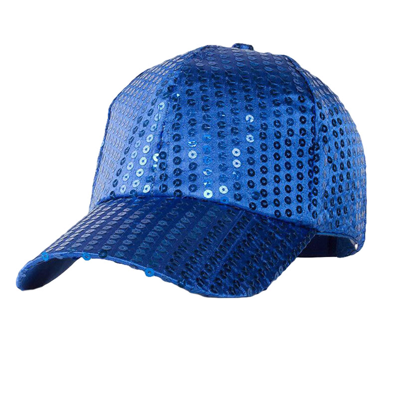 

BINGYUANHAOXUAN Fashion Fancy Funny Shiny Baseball Hip Hop Hat Glitter Glitter Dance Party Snapback Caps, Black