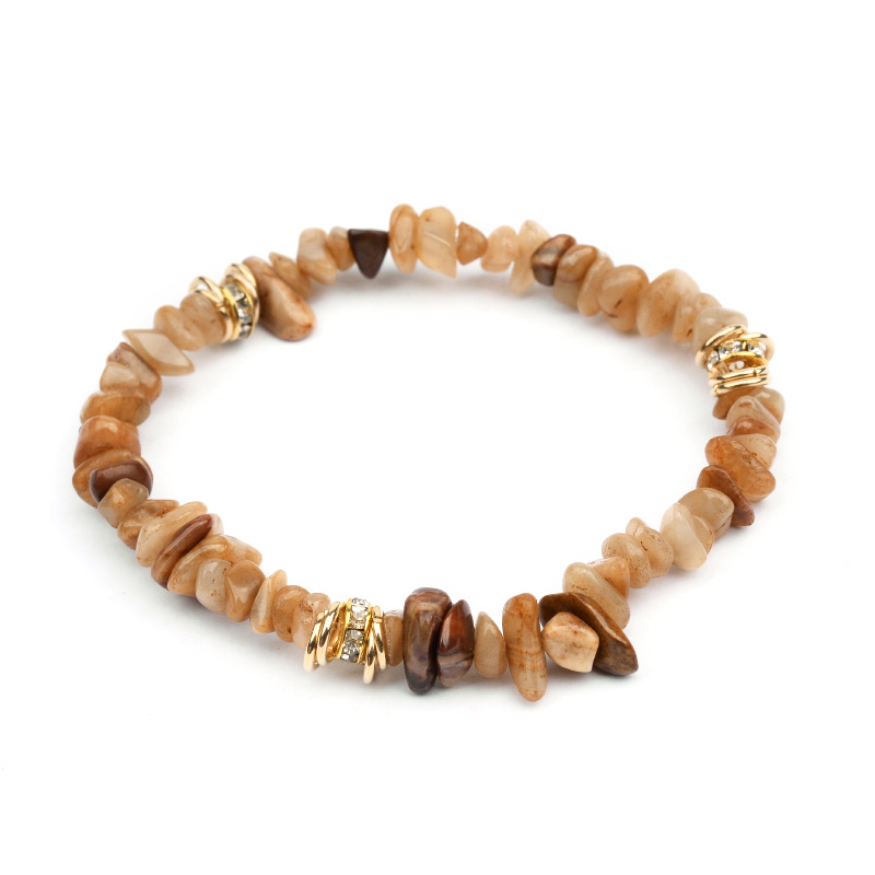 

Charm Bracelets Jinzeyi Fashion Bohemian Style Natural Stone Bracelet European And American Net Red Women's Jewellery