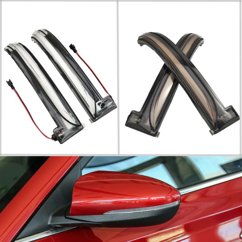 

2 pieces Dynamic Turn Signal Blinker Rearview LED Side Wing Mirror Indicator Light For Lafesta 2020 2020, As pic