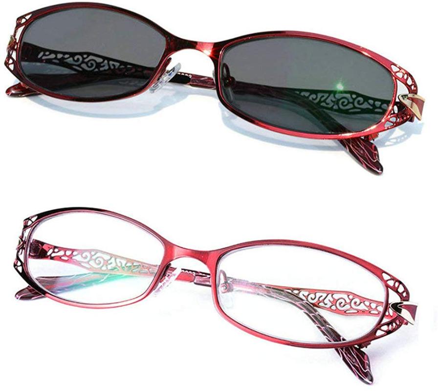 

Transition Sunglasses Photochromic Reading Glasses Progressive Multifocal Reading Glasses Women Presbyopia Hyperopia FML