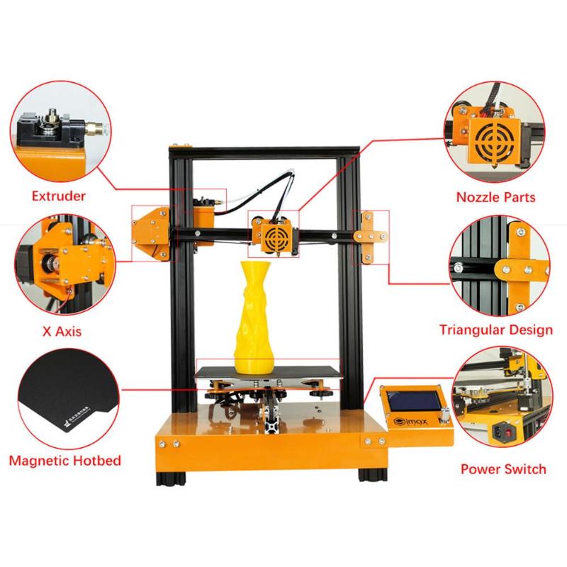 

SIMAX3D Mi-M200 Industrial grade 3D printer DIY desktop high precision fdm large size 3d printer education Newest DIY KIT hotend