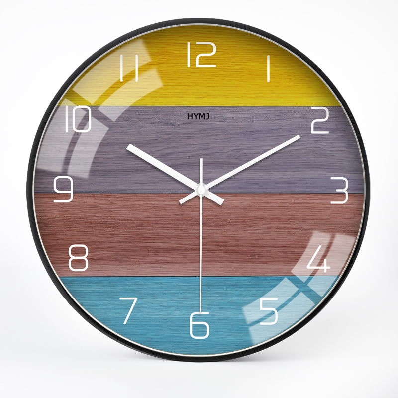 

Nordic Simple Wall Clock Creative Digital Silent Quartz Modern Design Living Room Wall Clock Zegar Scienny Home Decoration DB60W
