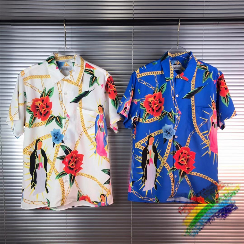 

New Hawaii Shirt Digital Printing Men Women 1 Top Tees Fashion Streetwear Shirts