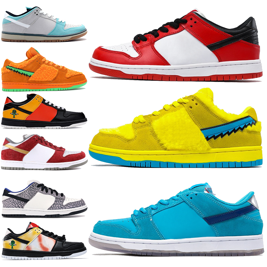 

Top quality Chicago low yellow green blue fury Fashion Platform shoes metallic gold midnight navy men women sneakers running trainers, 36.5 us dollars for box