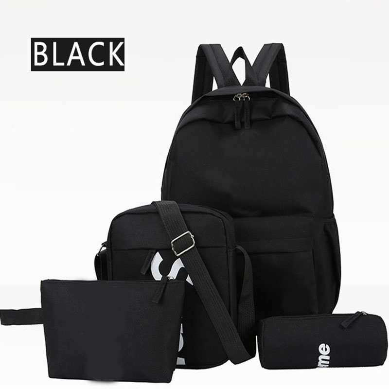 Men's And Women's Backpack Female Korean Version Of The New College Wind Backpack Campus Leisure Wild High School Student Bag Selling