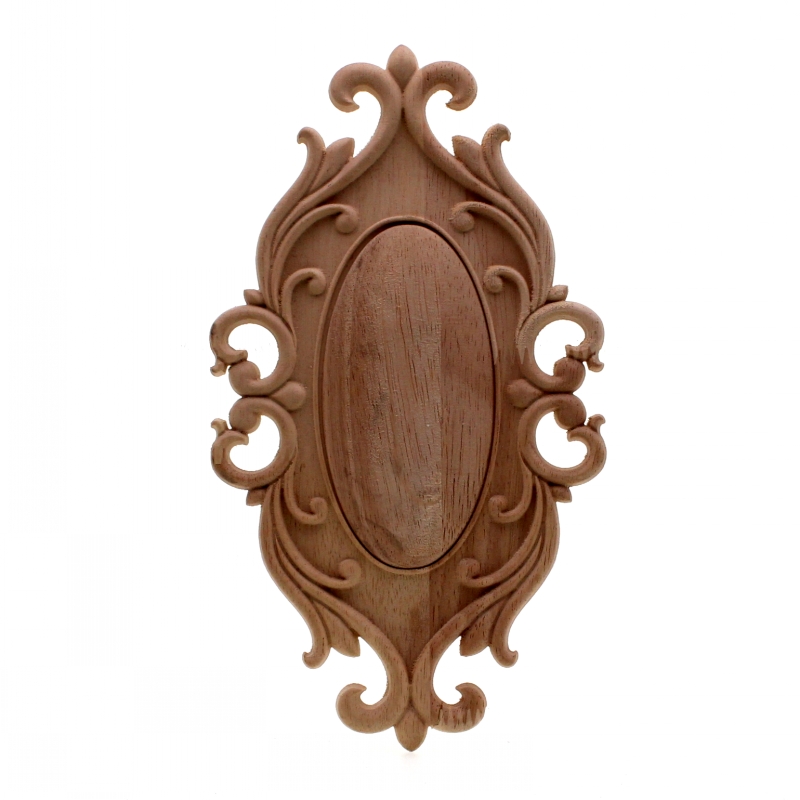 

RUNBAZEF New Arrival Vintage Wood Carved Corner Onlay Applique Unpainted Furniture Cabinet Decorative Figurines Wooden Miniature