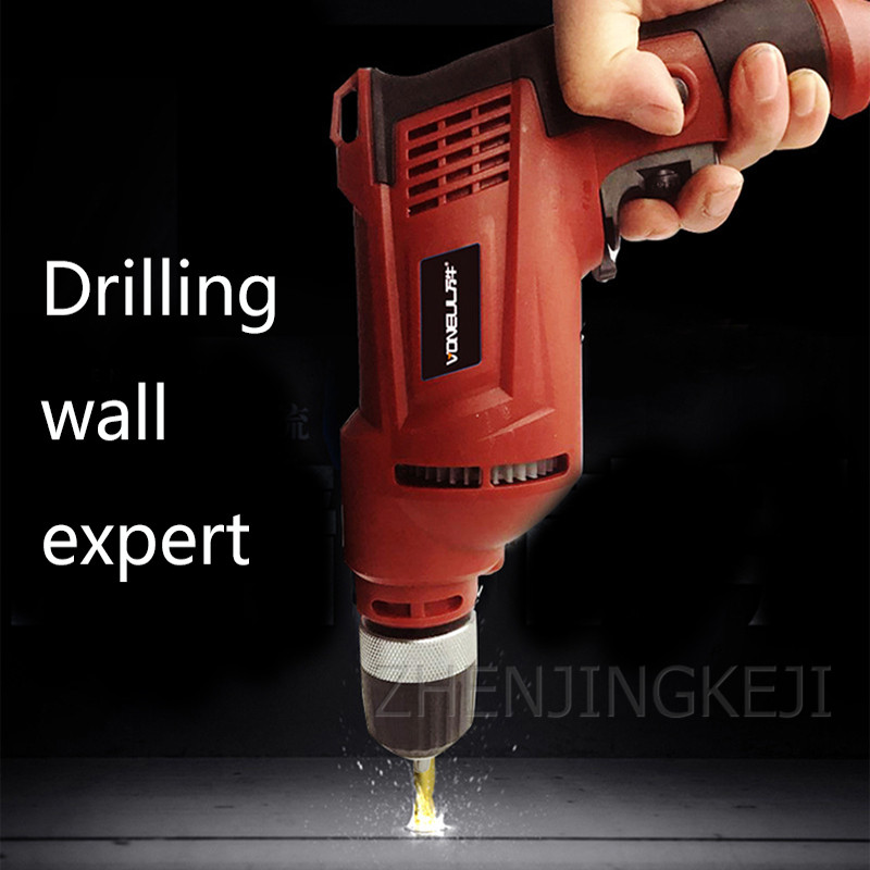 

Portable Electric Hand Drill Positive Reversal Promise Speed Regulation Household Multifunction Pistol Drill Screw Tools