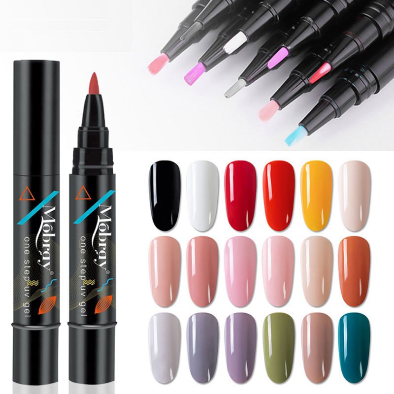 

5ml 3 In 1 One Step Nail Gel Polish Easy To Use 36 Colors Nail Pen Not Need Base Top Coat LED Uv Lamp Gel Lacquer Art, 14