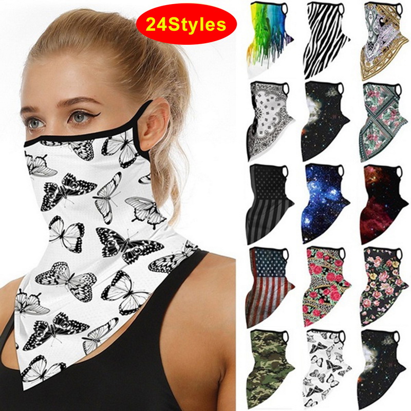 

2020 Hot Sell Lightweight Magic Headscarf For Woman Sun Protection Headscarf Outdoor Riding Protective Silk Scarf Handkerchief