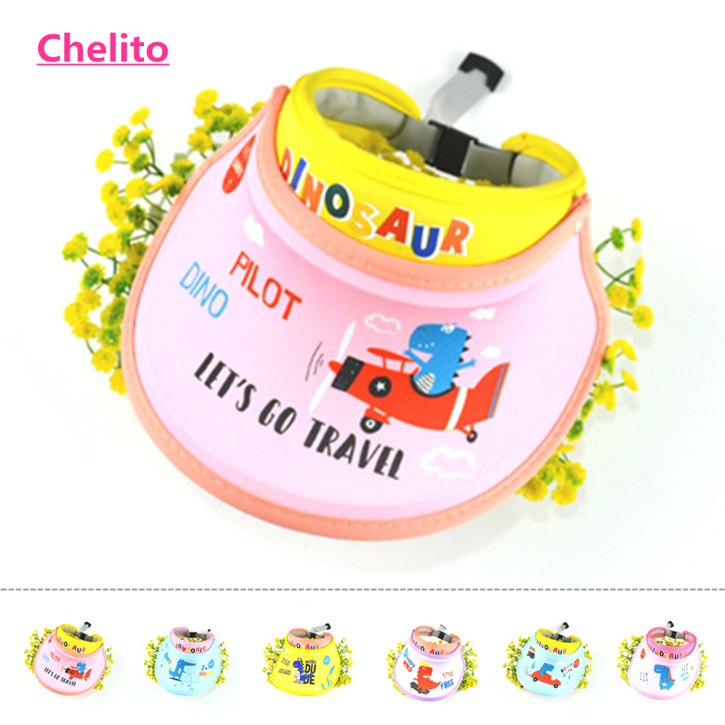 

Chelito New Summer Children's Empty Top Sun Hat Baby Outdoor Travel Sunscreen Shade Anti-UV Hats Fashion Lovely Cartoon Hat, Color-6