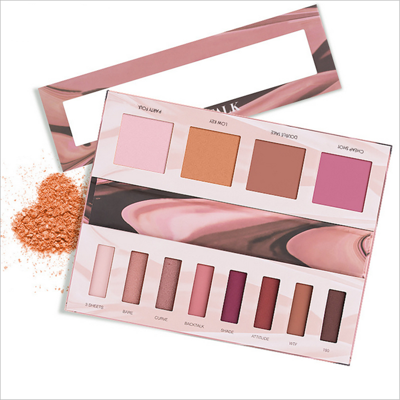 

12 Color Multi Purpose Eye Shadow Tray Pink Eye Shadow Blush Dual Use Pallete Makeup Beauty Make Up Cosmetics Shadows Waterproof, 01