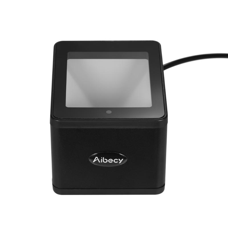 

Aibecy YHD-9800 1D/2D/QR Barcode Scanner Desktop USB Wired Bar Code Reader CMOS sensor Hand-Free for Mobile Payment