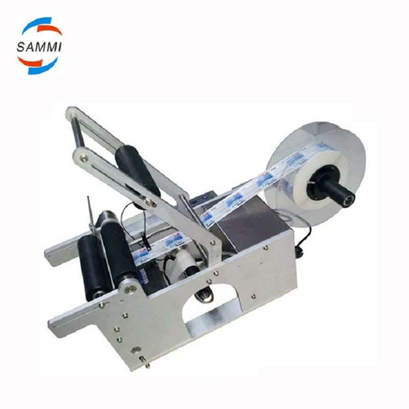 

100% New Semi-Automatic Round Bottle Labeling Machine+stainless steel+1 year warranty