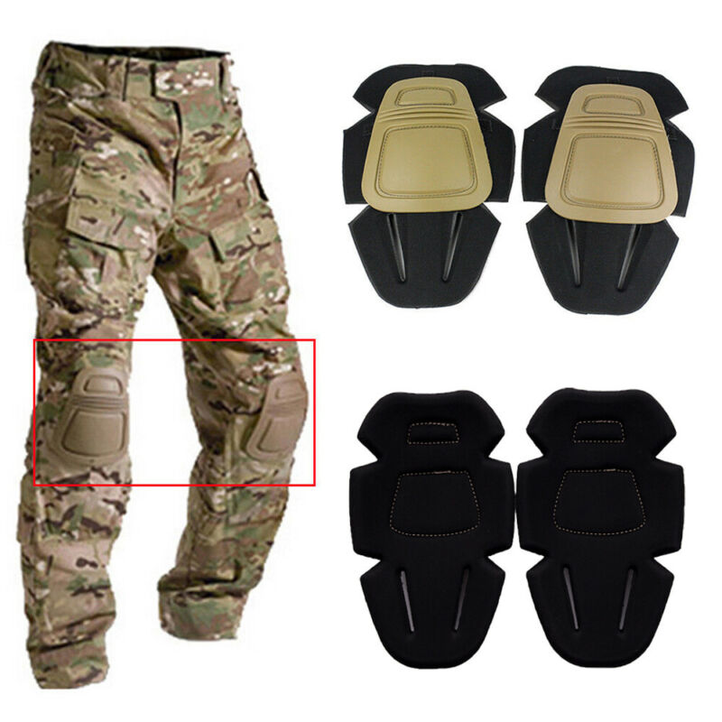 

Elbow & Knee Pads 1 Pair Adult Tactical Combat Protective Pad Set Protector Sports Safety Or Joelheira Cinta, Green