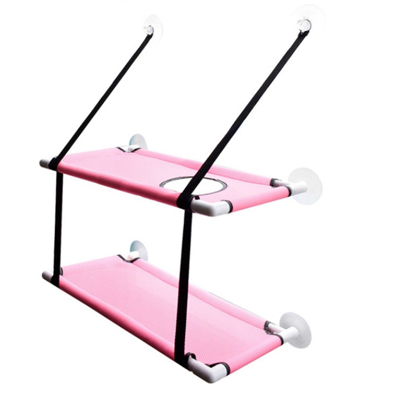 

Cute Pet Hanging Cat Sunny Seat Window Mount Pet Cat Hammock Comfortable Bed Shelf Seat Beds Beds Bearing 20Kg