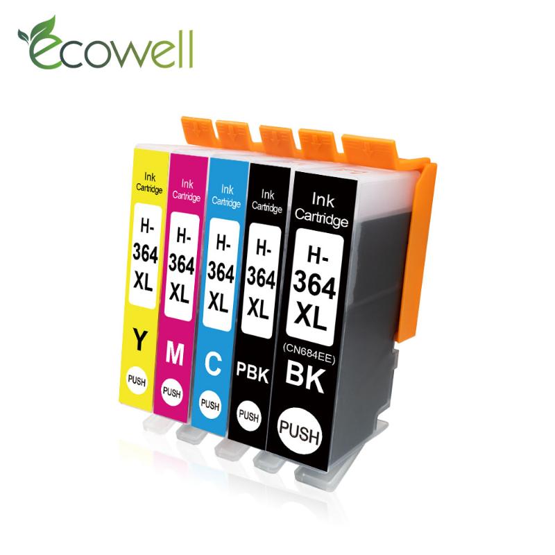

Ecowell Ink Cartridges replace for 364 XL Deskjet 3522 3070a 3520 Photosmart 5520 5510 5522 7510 6510 6520 7510 printer 364