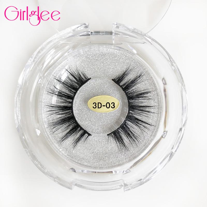 

Girlglee Real Mink Eyelashes 100% Crutely Free Dramatic 3D Mink Lashes Silk Soft Full Strip False Eyelashes D22 Makeup Eyelash