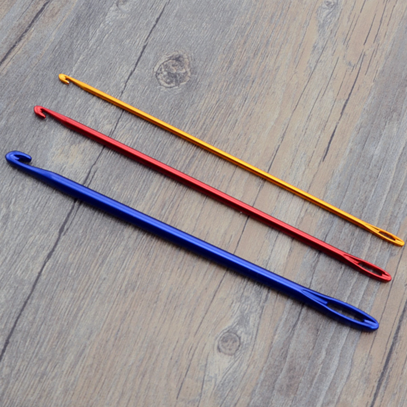 

Single-head Crochet Alumina Sweater Crochet Multiple Colour Knitting Hook Needles for Jumbo Braiding Sewing Tools G