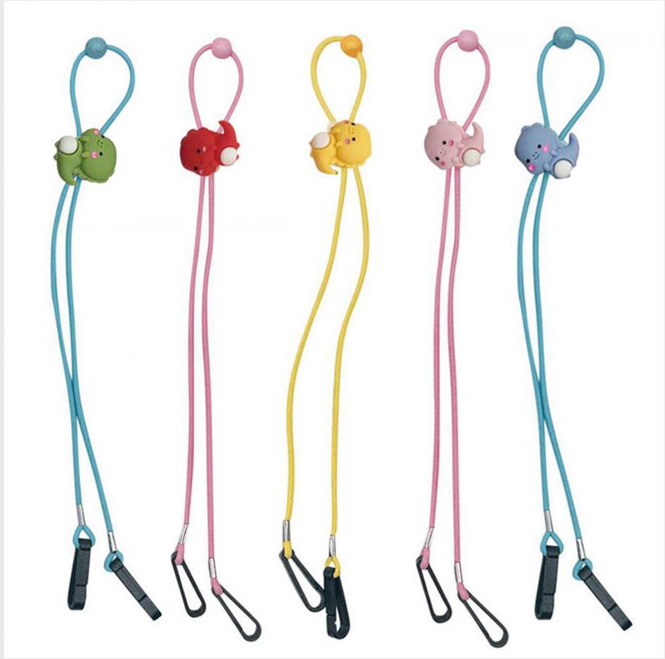 

Kid Adjustable Face Mask Lanyard Cartoon Flower Anti-loss Straps Extensible Holder Rope Masks Protection Buckle Party Favor Gift LJJP534