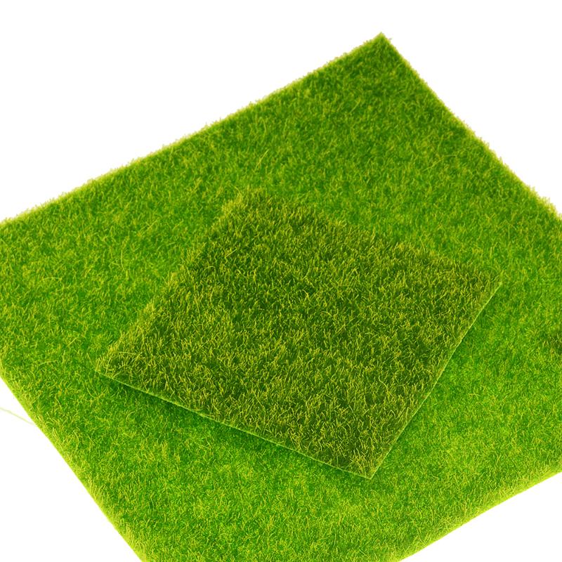 

1PC DIY Mini Fairy Garden Simulation Plants Artificial Fake Moss Decorative Lawn Turf Green Grass Micro Landscape Decoration