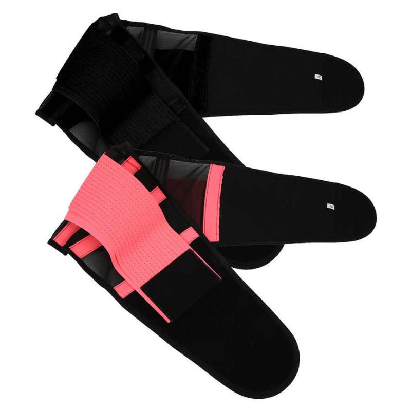 

Sports Waist Belt Breathable Mesh Waist Support Exercise Belt Fitness Training Gym for Both Men and Women Sports Safety, Pink