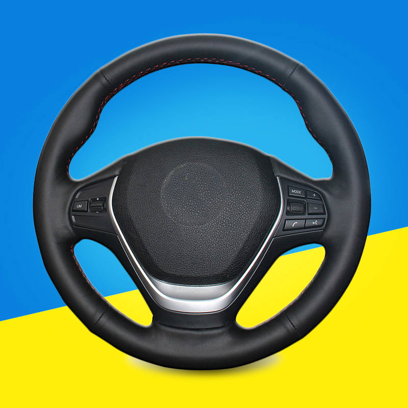 

Auto Braid On The Steering Wheel Cover for F20 2012-2020 F45 2014-2020 F30 F31 F34 2013-2020 F32 F33 F36 Car Steering Covers