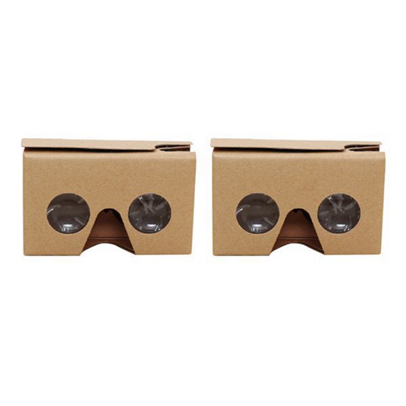 

2PCS 3D Glasses for Google Cardboard V2 Valencia 4.5- 6Inch Smartphone with Headband