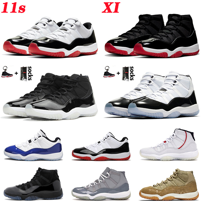 

2020 New Arrival Basketball Shoes 11s XI White Bred 25th Anniversary JUMPMAN Sneakers Cool Grey Gamma Blue Women Men Outdoor Trainers Sport, 3 white bred 96 36-47