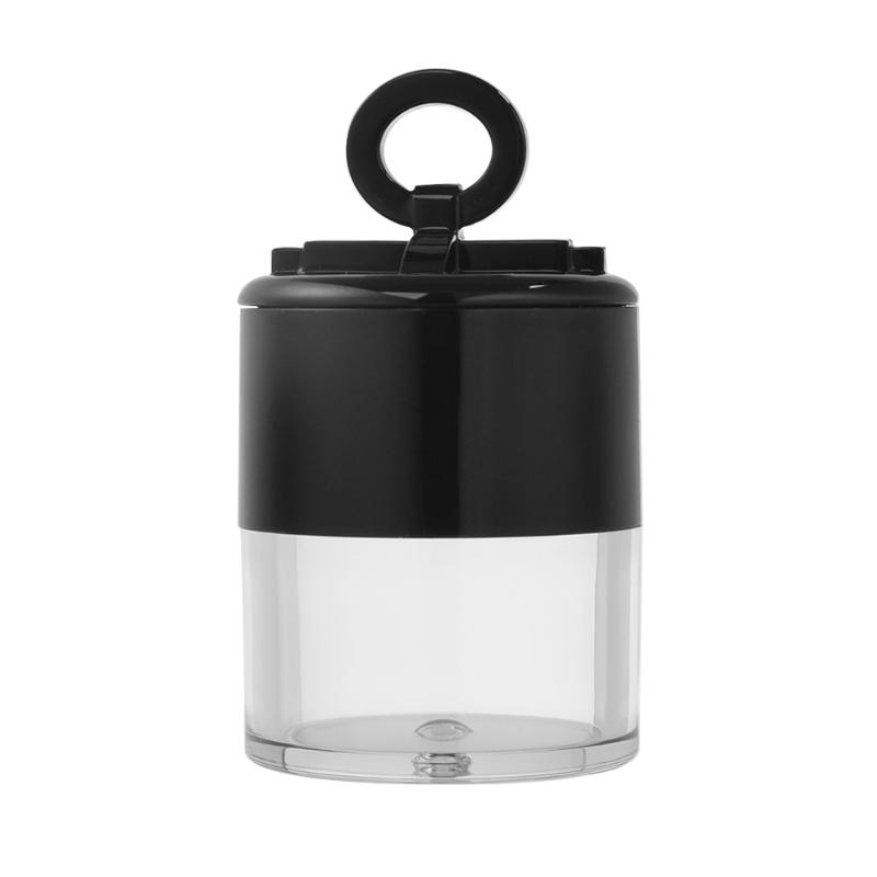 

Storage Bottles & Jars 10g Portable Plastic Empty Loose Case Makeup Blusher Jar Travel Cosmetic Container With Sifter&Puff And Black Lid