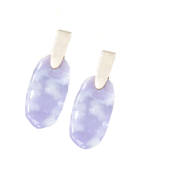 

Fashion New 2020 Medium Size Faceted Stone Drop Earrings for Women
