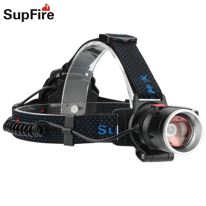 

Headlight Supfire HL08 CREE LED 800lumen 3Modes Zoom Headlamp by Battery for Camping, Hunting, Fishing, Outdoor work