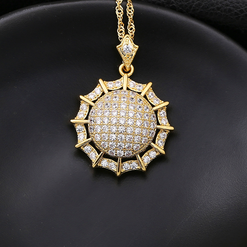 

Fashion Choker Necklaces for Women 2020 Sunflower Pendant Crystal Rhinestone Chain Necklace Women Men Chains Jewelry Gift
