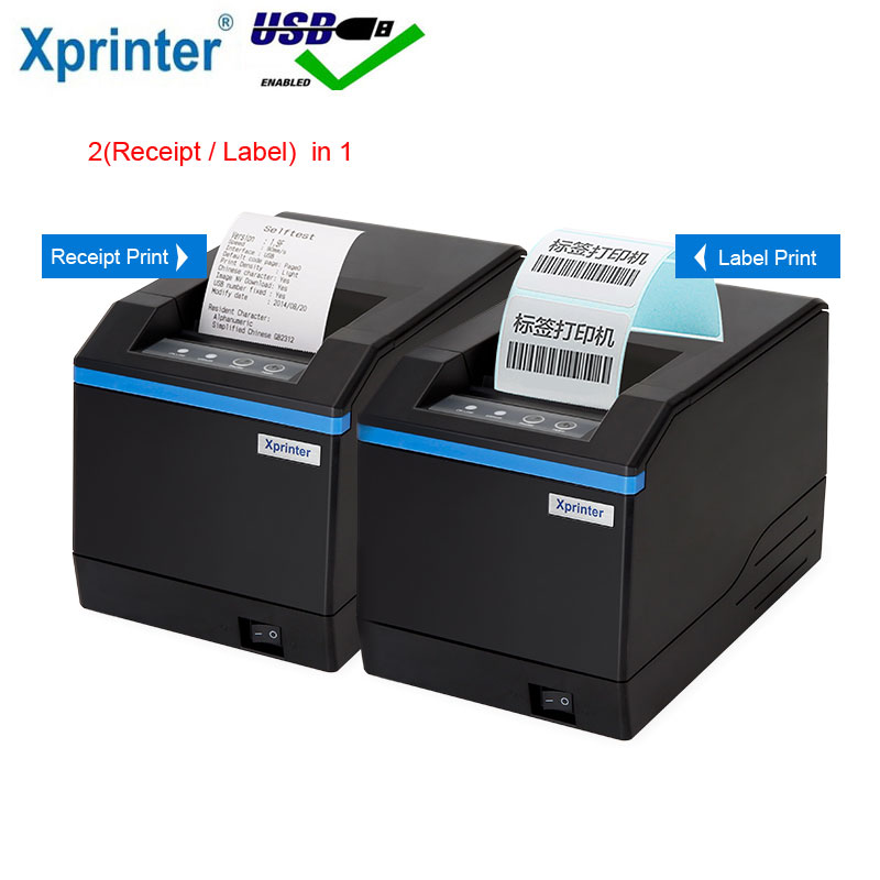 

New arrived Thermal Label / Receipt Dual-purpose printer thermal QR barcode printer for Jewelry, shop, clothing store