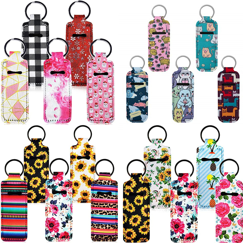 

Chapstick Holder Keychains Lipstick Holder Keyring Lip Balm Holder Chapstick Keychain Bulk for Lipstick Random Style Send X626FZ