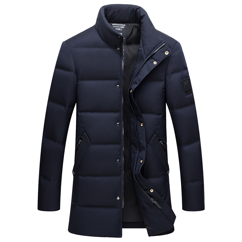 

Brand Clothing Winter Men Jacket Fashion Mens Winter Parka Wool Blend Coat Casual Warm Men's Coats Thick Long Cashmere Parkas, Hei