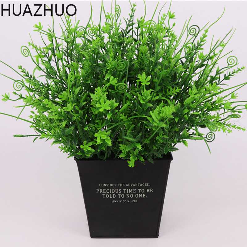 

Artificial Grass Plastic Hippocampus Green Garden Artificial Plant Simulation Home Wedding Holiday Decoration, A1